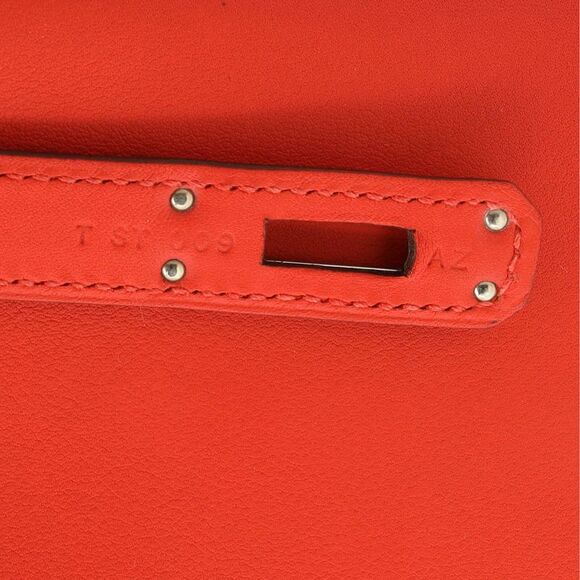 Hermes Kelly Cut Pochette Swift Orange - Picture 8 of 8